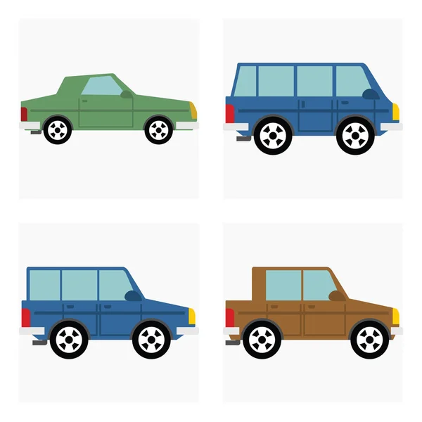 Good Car Collection — Stock Vector