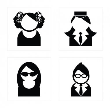 Avatar hesap illüstrasyon