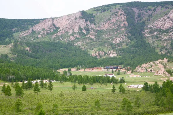 Gorkhi-terelj národní park v Ulánbátar, Mongolsko — Stock fotografie