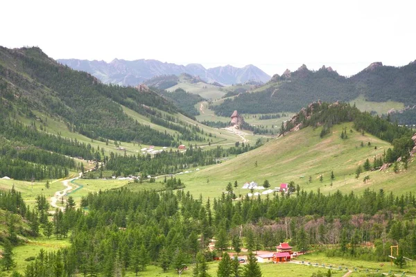 Gorkhi-terelj národní park v Ulánbátar, Mongolsko — Stock fotografie