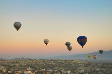sıcak hava balonu capppadocia Türkiye'de