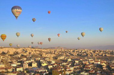 sıcak hava balonu capppadocia Türkiye'de