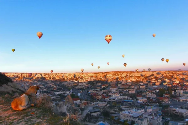 Hőlégballon capppadocia Törökországban — Stock Fotó