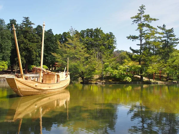 El hermoso jardín de Japón en kyoto, Japón — Foto de Stock