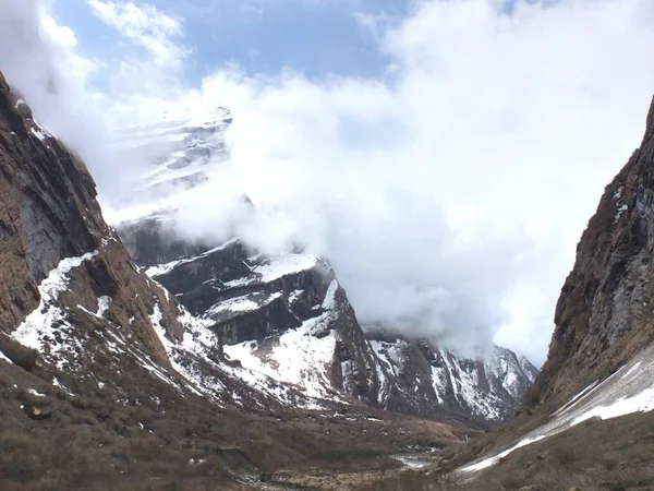 Trekking Annapurna Berg bei Pokhara Nepal — Stockfoto