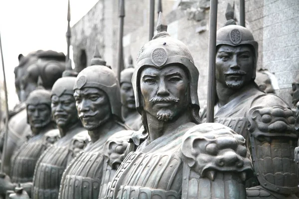 Terracotta sculptures depicting the armies of Qin Shi Huang, the first Emperor of China Stock Picture
