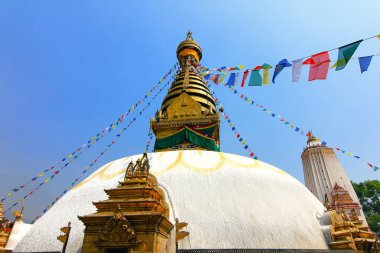 Swayambhunath, Katmandu, Nepal görünümünü