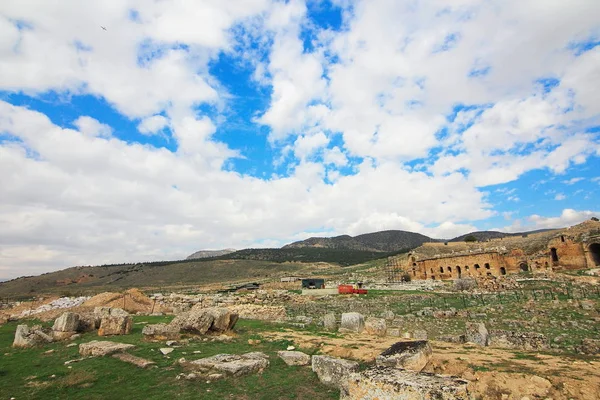 La antigua ciudad Hierápolis, Turquía — Foto de Stock