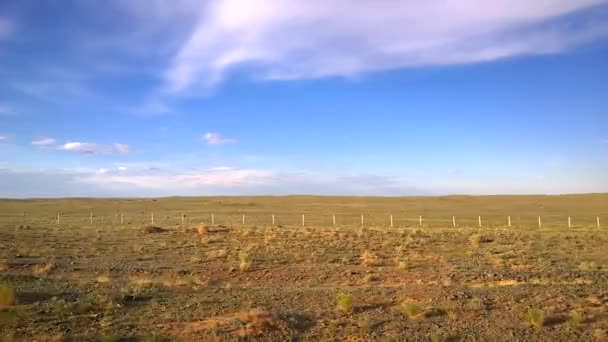 Ulan Batur Moğolistan için Pekin Çin'den Trans Sibirya Demiryolu — Stok video