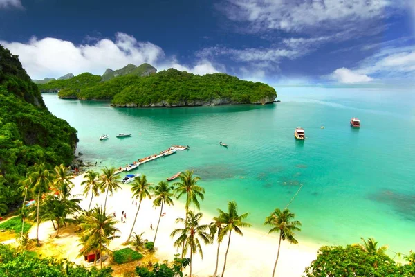 Cennet plaj. Koh Samui, Tayland