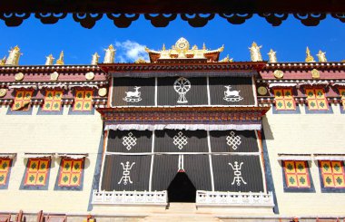 Songzanlin Tapınağı Zhongdian City (La), Yunnan Eyaleti Çin 