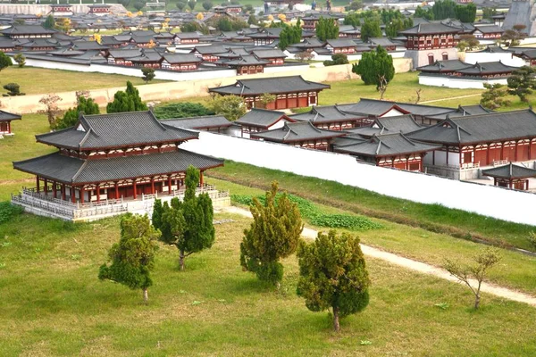 A mini cidade velha no palácio de represamento era o complexo do palácio imperial da dinastia tang, china xian — Fotografia de Stock