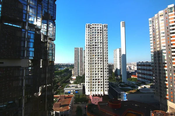 The panoramic view of paris ,France — Stock Photo, Image