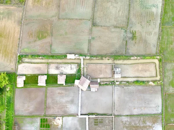 Kuş bakışı chiang dao City, chiangmai Tayland 