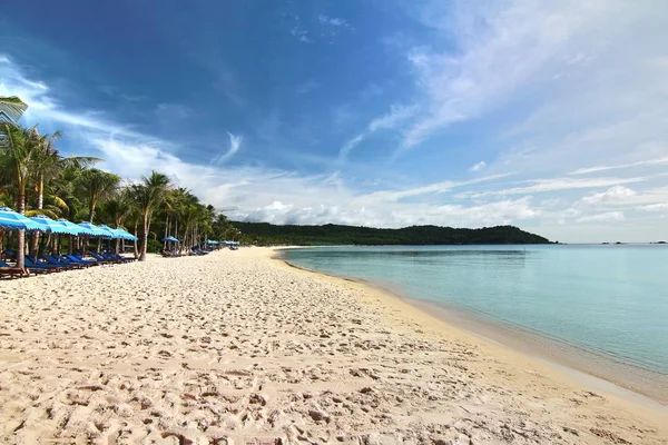 Bai Khem Beach je jednou z nejkrásnějších pláží v Ostrově Phu Quoc, vietnam — Stock fotografie