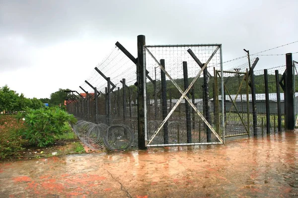Phu quoc, Vietnam: 27. August 2017 phu quoc Gefängnis durch die französischen Kolonisten, um diejenigen ins Gefängnis zu stecken, die als besonders gefährlich für die Kolonialregierung angesehen werden — Stockfoto