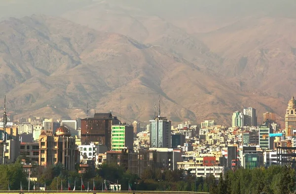 La vista panorámica de Teherán, Irán — Foto de Stock