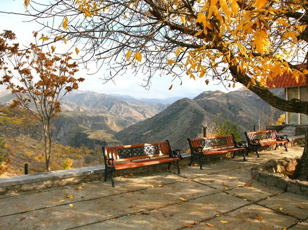 The autumn season in Yerevan city ,Armeni