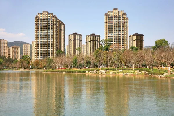 Kunming şelale Park Kunming, Çin Asya'daki en büyük şelale park haline geldi. — Stok fotoğraf