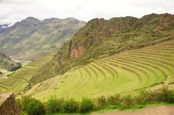 Pisac Pueblo Peruano Valle Sagrado Los Incas Ubicado Perú — Foto de Stock