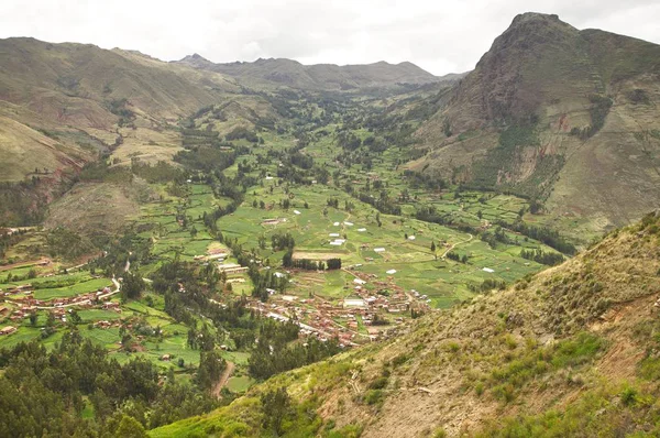 Pisac Pueblo Peruano Valle Sagrado Los Incas Ubicado Perú — Foto de Stock
