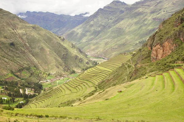 Pisac Pueblo Peruano Valle Sagrado Los Incas Ubicado Perú — Foto de Stock