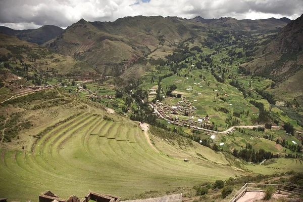 Pisac Pueblo Peruano Valle Sagrado Los Incas Ubicado Perú — Foto de Stock