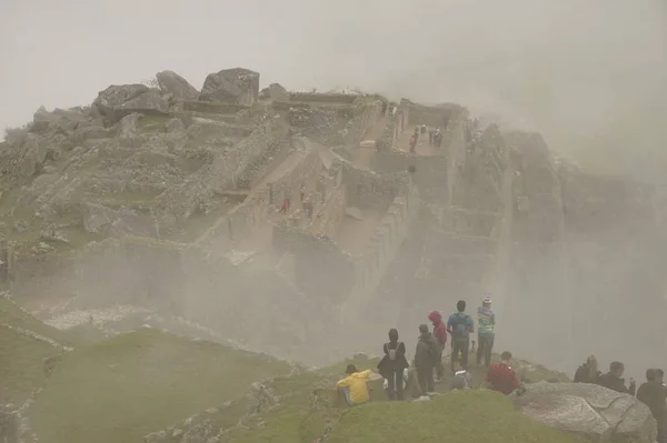 Machu Picchu Est Ville Perdue Des Incas Située Dans Région — Photo