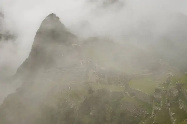 Machu Picchu Είναι Χαμένη Πόλη Των Ίνκας Που Βρίσκεται Στην — Φωτογραφία Αρχείου