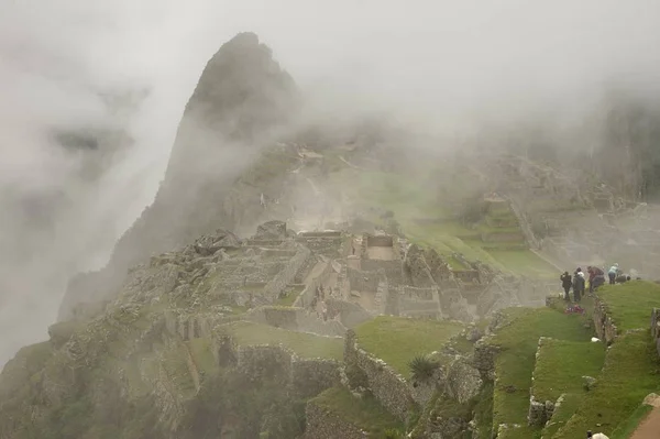 Machu Picchu Est Ville Perdue Des Incas Située Dans Région — Photo