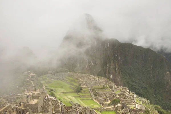 Machu Picchu Est Ville Perdue Des Incas Située Dans Région — Photo