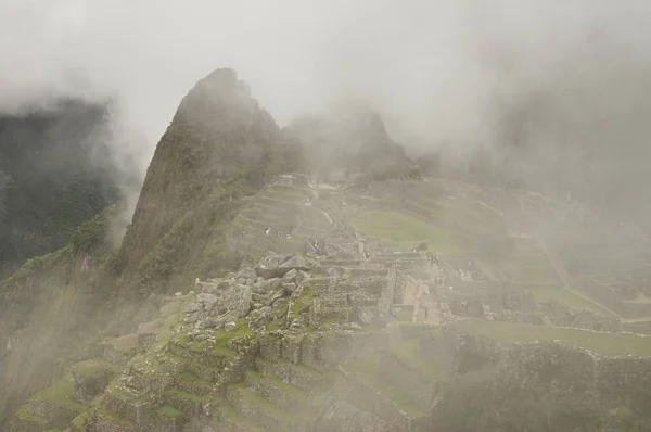 Machu Picchu Ciudad Perdida Los Incas Ubicada Región Cusco Del —  Fotos de Stock