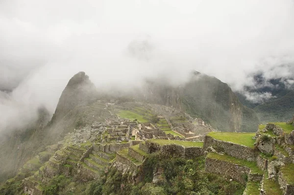 Machu Picchu Ciudad Perdida Los Incas Ubicada Región Cusco Del —  Fotos de Stock