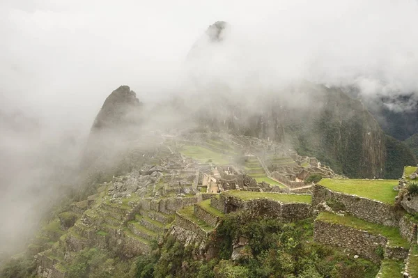 Machu Picchu Ciudad Perdida Los Incas Ubicada Región Cusco Del —  Fotos de Stock