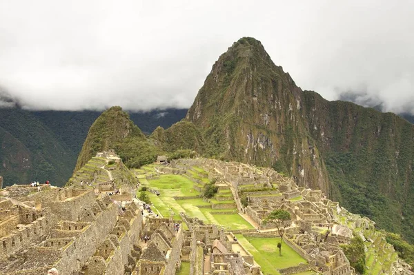 Machu Picchu Est Ville Perdue Des Incas Située Dans Région — Photo