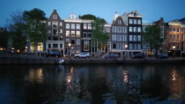 Hollanda, Amsterdam 'ın güzel kanalları