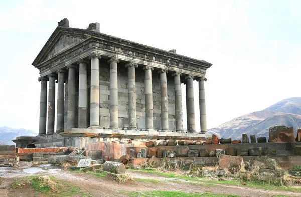 Erevan Armênia8 Novembro 2017 Templo Garni Edifício Greco Romano Colonizado — Fotografia de Stock