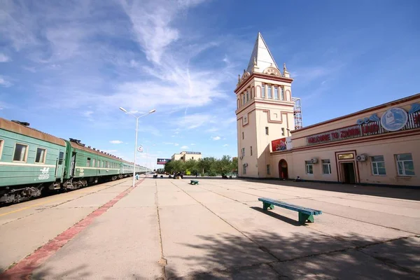 Ulan Bator Mongolia Julio 2016 Ferrocarril Trans Siberiano Beijing China — Foto de Stock