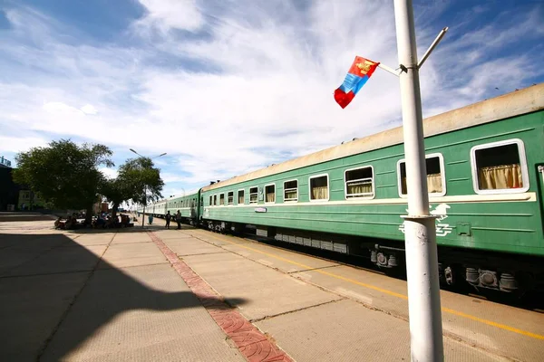 2014 Ulaanbaatar Mongolia 2016 Trans Siberian Railway Beijing Cholas Ulaanbaatar — 스톡 사진