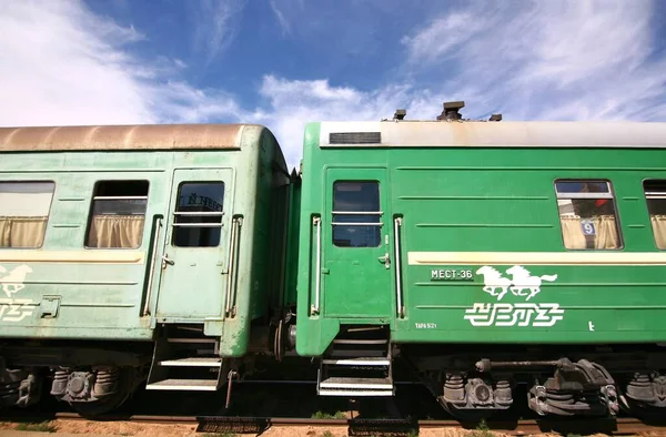 ウランバートル モンゴル2016年7月1日 北京からウランバートルへのシベリア鉄道 — ストック写真