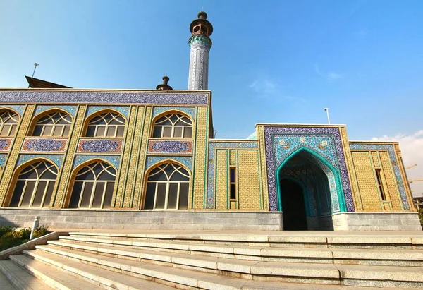 Bela Mesquita Masjid Khorramshahr Teerão Irão — Fotografia de Stock