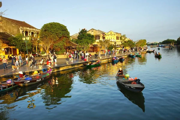 Hoi Vietnam Enero 2020 Hoi Riverside Mejor Lugar Para Ver —  Fotos de Stock