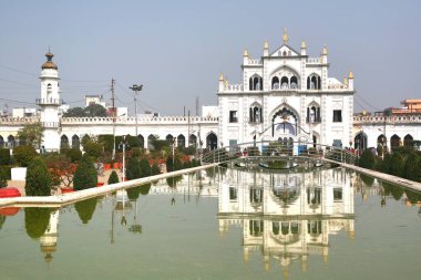 Lucknow lndia: 19 Ocak 2017: Chota Imambara, Hindistan 'ın Uttar Pradesh kentinde bulunan bir anıttır.