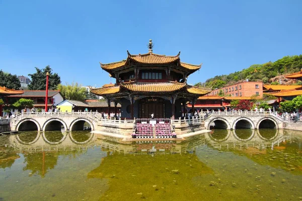 Kunming China Março 2018 Yuantong Temple Com Uma História Kunming — Fotografia de Stock