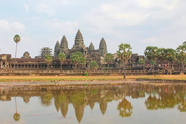 Angkor Wat Din Patrimoniul Mondial Unesco Siem Reap Cambodgia — Fotografie, imagine de stoc