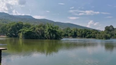 Chiang Mai, Tayland 'daki Ang Kaew Rezervuarı.