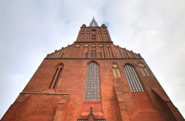 Die Alte Kirche Der Innenstadt Szczecin Stadt Polen — Stockfoto