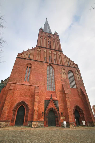 Polonya Nın Szczecin Şehrindeki Eski Şehir Kilisesi — Stok fotoğraf