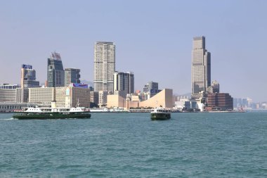 Hong Kong May, 12 2019 The Views of Hong Kong 's Victoria Limanı