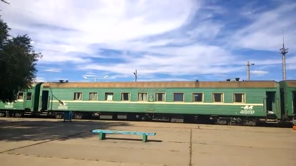 Ulaanbaatar Mongoliet Juli 2016 Transsibiriska Järnvägen Från Beijing China Till — Stockvideo